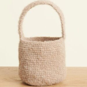 Jenni Kayne Tan Knit Handbag